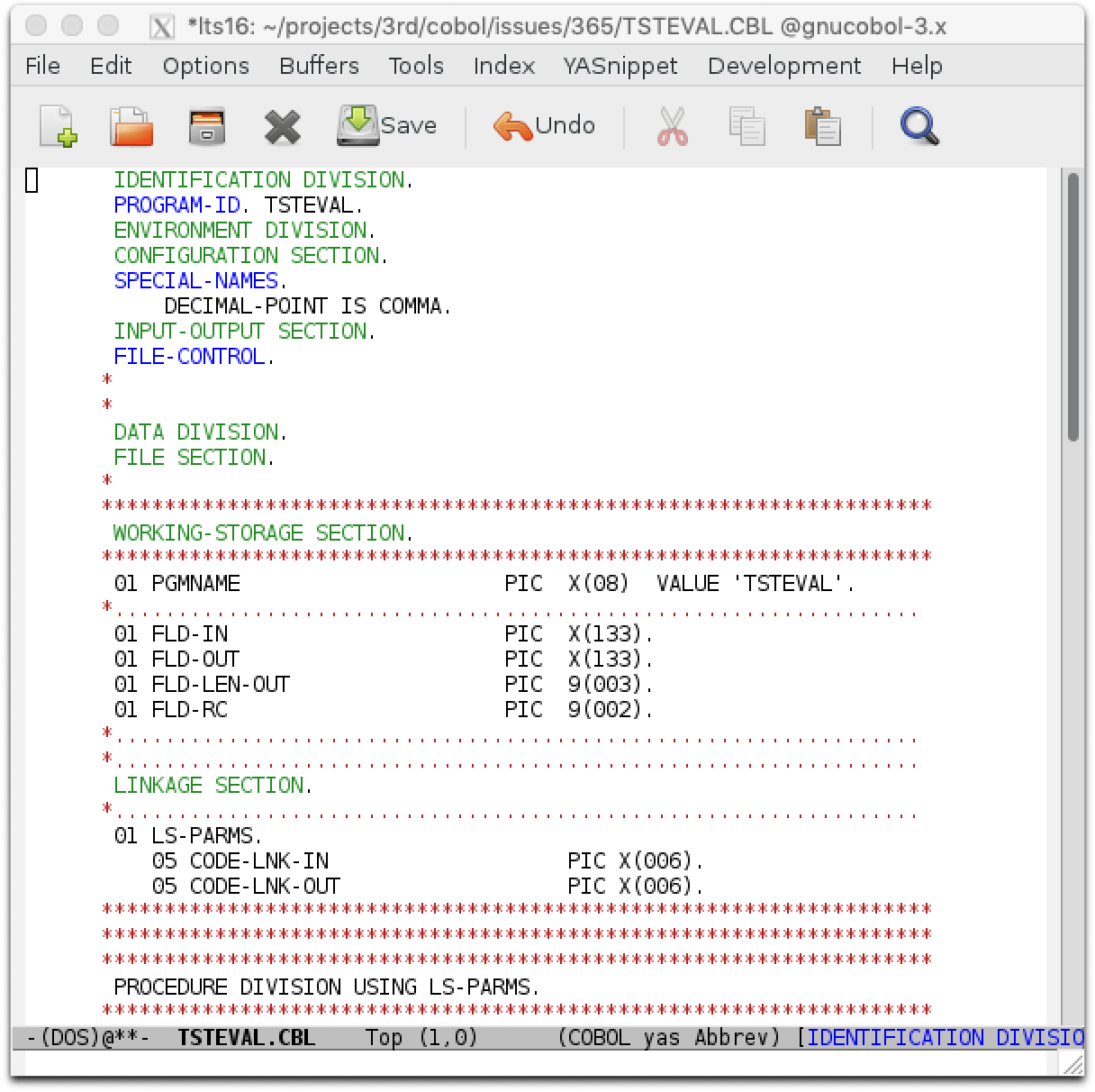 how to compile a cobol program in windows